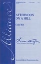 Afternoon on a Hill SATB choral sheet music cover